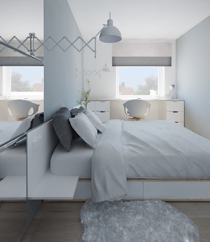 Căn hộ 41m2 dành cho cặp vợ chồng trẻ