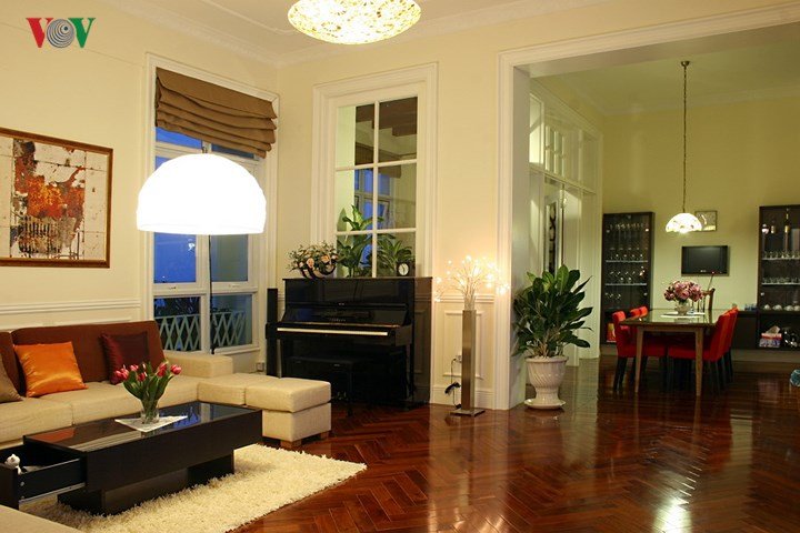 Căn hộ tầng 7 tận dụng khoảng không làm vườn treo