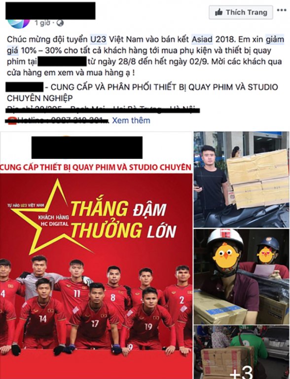 tran-ngap-khuyen-mai-an-theo-chien-thang-u23-tai-asiad-2018