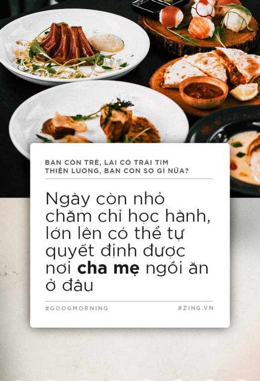 Bạn còn trẻ, lại có trái tim thiện lương, bạn còn sợ gì nữa?