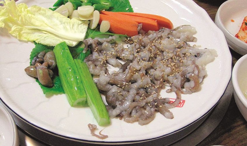 Thực khách sợ khóc thét 5 món ăn kinh dị của Hàn Quốc
