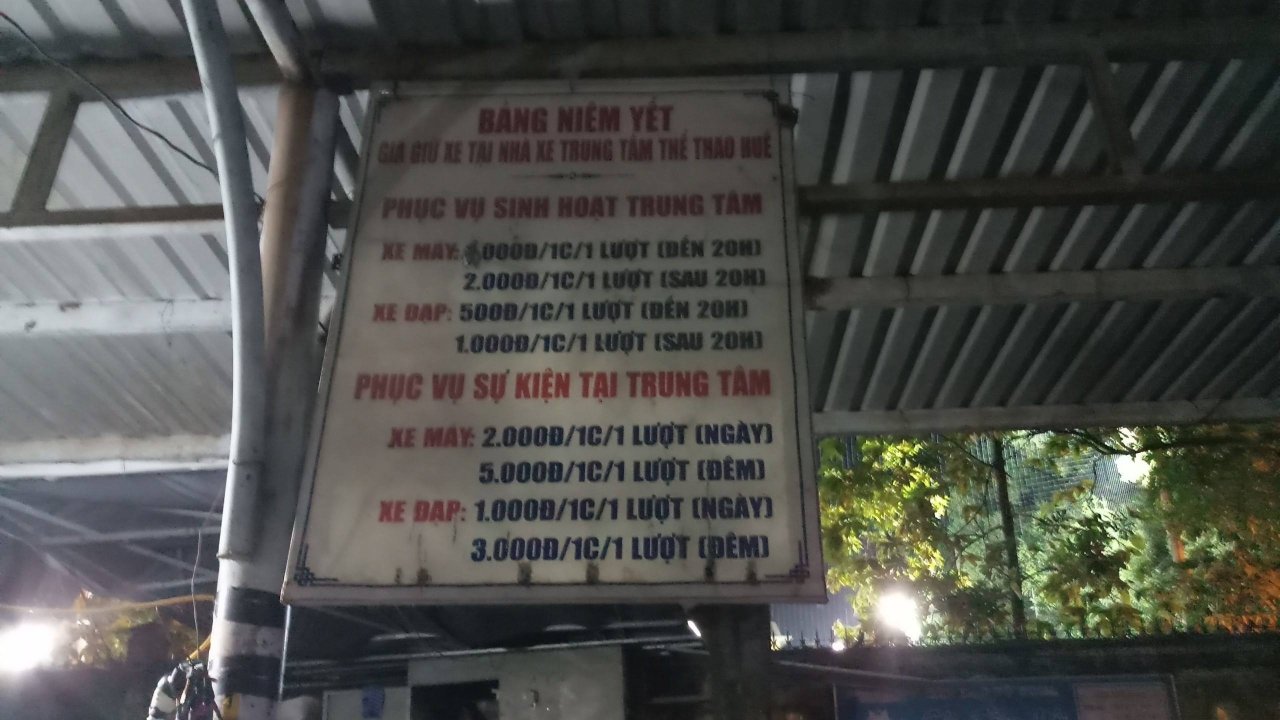 thua-thien-hue-quy-dinh-gia-ve-xe-thap-trung-tam-the-thao-tinh-thu-gia-cao