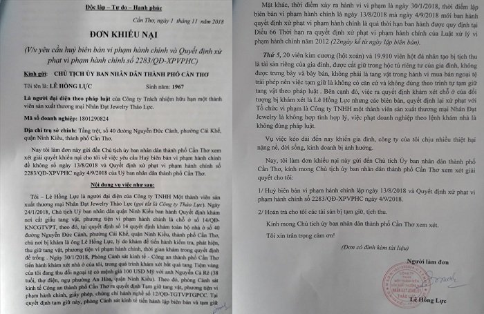 vu-doi-100-usd-bi-phat-90-trieu-dong-chu-tiem-vang-thao-luc-chinh-thuc-nop-don-khieu-nai