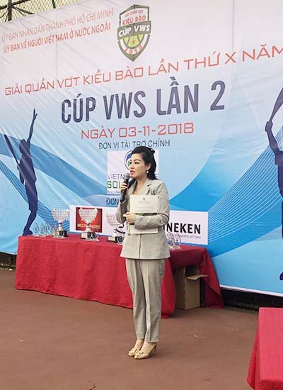 Sôi nổi tranh tài tại giải quần vợt kiều bào tranh cúp VWS 2018 - Ảnh 3.