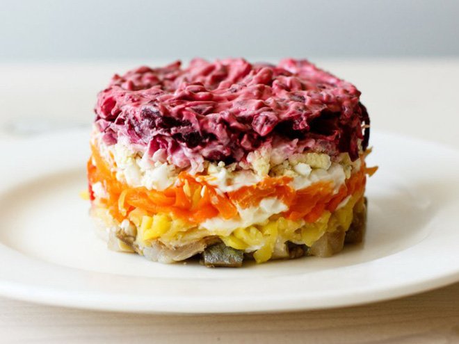 Không chỉ gồm rau củ, món salad truyền thống ở các nước được chế biến cầu kì và tinh tế như thế này đây - Ảnh 3.