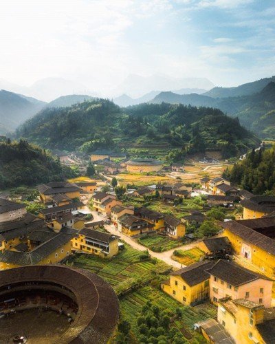 Cuộc sống yên bình ở Phúc Kiến, Trung Quốc.