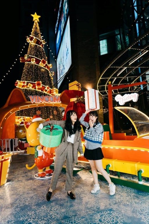 Giang sinh ron rang trong hinh check-in cua gioi tre Viet hinh anh 4