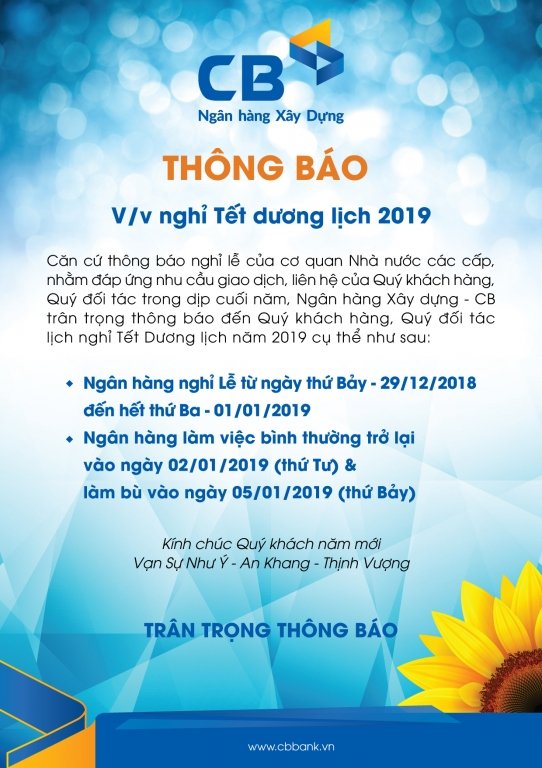 chinh-thuc-lich-giao-dich-va-nghi-tet-duong-lich-2019-ngan-hang-xay-dung