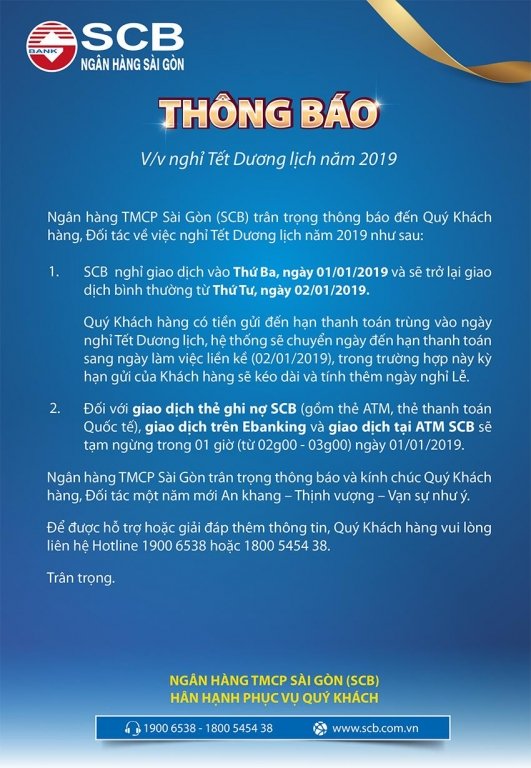 lich-giao-dich-va-nghi-tet-duong-lich-2019-ngan-hang-scb