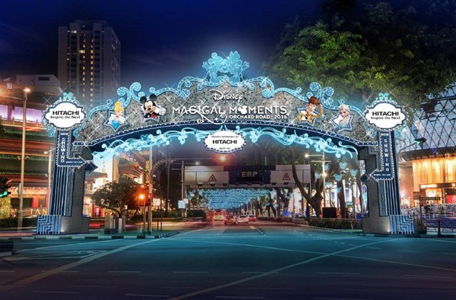  Orchard Road được trang hoàng đẹp đẽ đón năm mới. 
