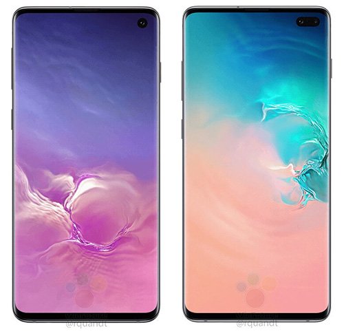 Galaxy S10 lộ ảnh với ba màu, màn hình 'đục lỗ'