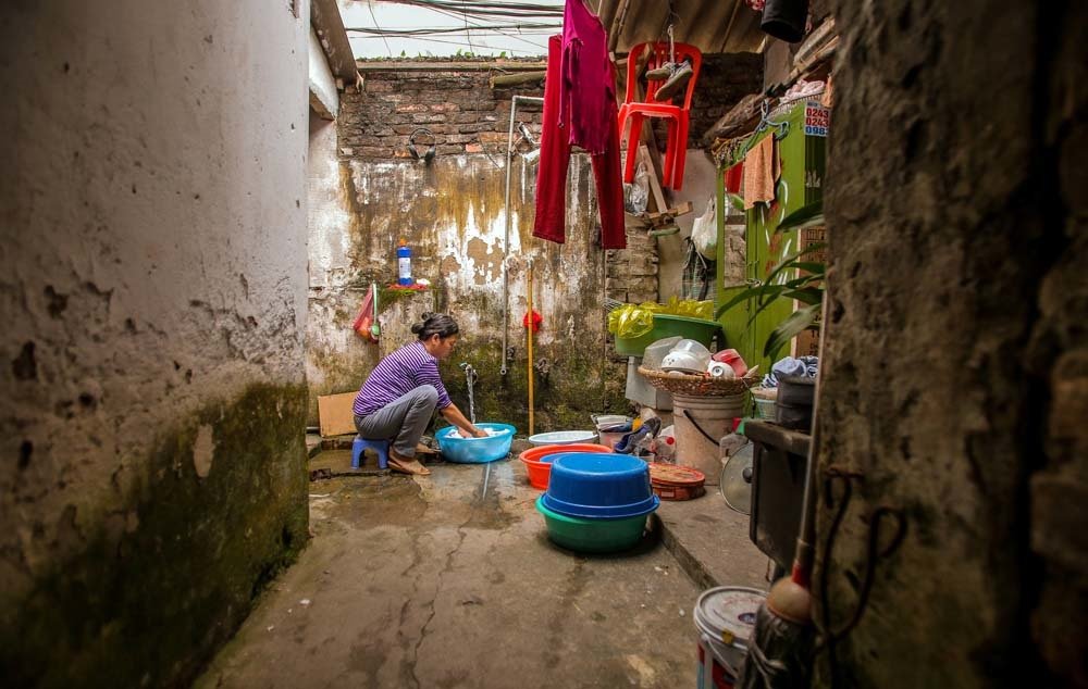 Cành đào thắp lửa Tết ở xóm chạy thận giữa lòng Thủ đô