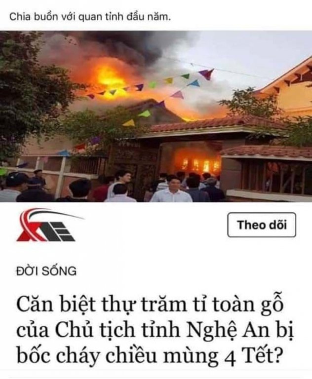 Bác thông tin “biệt thự trăm tỉ của chủ tịch tỉnh bốc cháy” - 2