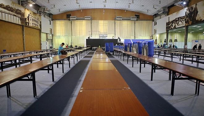 Trung tâm báo chí hoàn thiện trước thềm Hội nghị thượng đỉnh Mỹ-Triều
