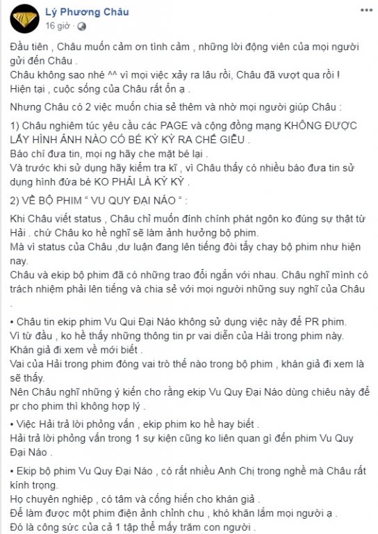 Ngọc Trinh lên tiếng khi khán giả đòi tẩy chay phim vì scandal của Lâm Vinh Hải
