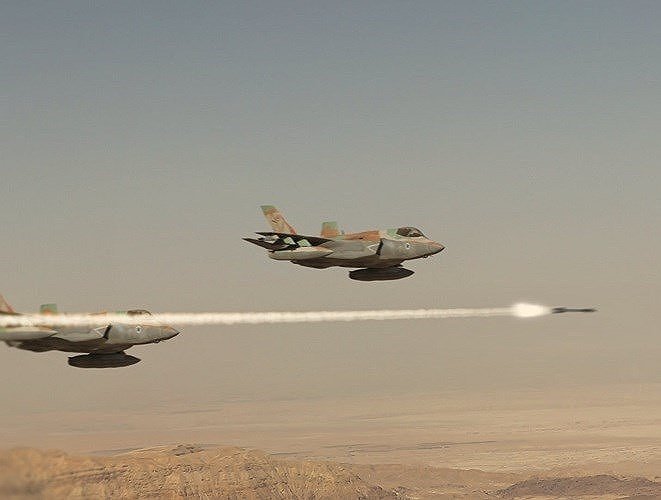 Israel đã dùng tiêm kích F-35I Adir đánh phá Aleppo