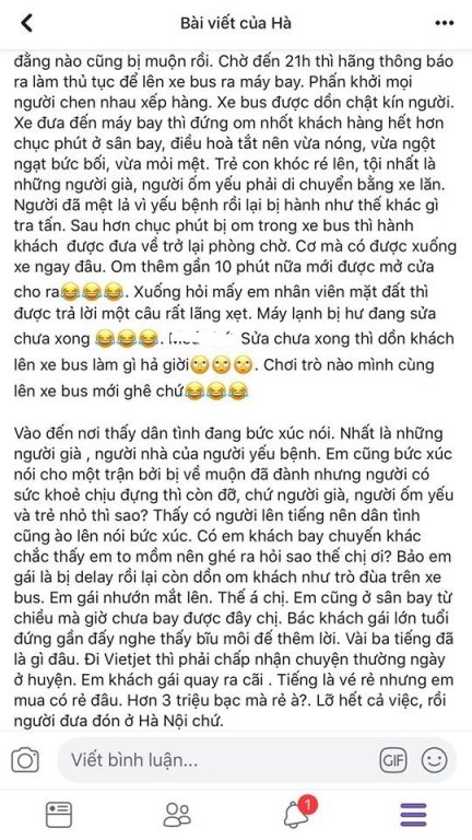 khach-hang-vietjet-air-buc-xuc-vi-delay-lien-tuc-nhot-tren-xe-bus-hong-dieu-hoa