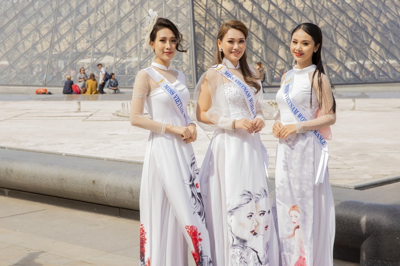Thí sinh Hoa hậu Thế giới Người Việt tại Pháp 2019 khoe nhan sắc rạng rỡ