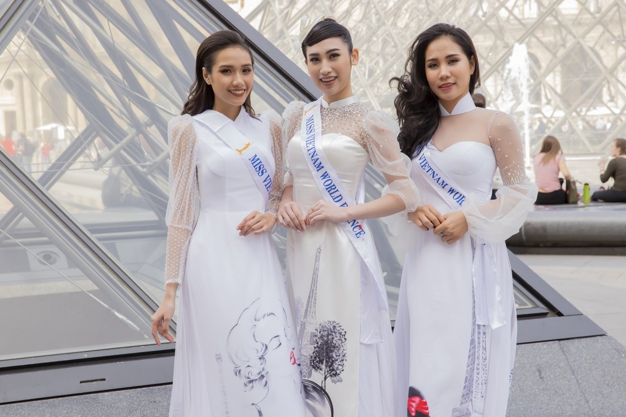 Thí sinh Hoa hậu Thế giới Người Việt tại Pháp 2019 khoe nhan sắc rạng rỡ