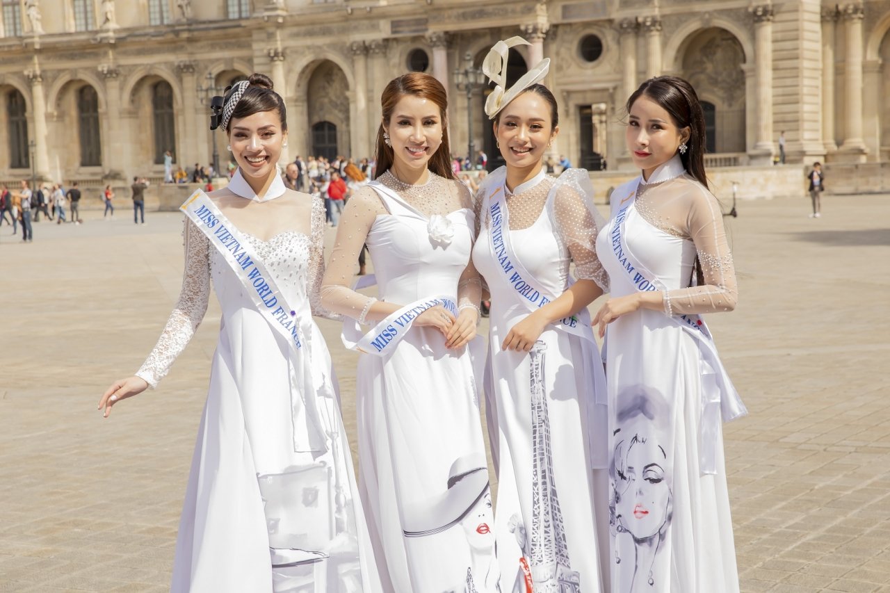 Thí sinh Hoa hậu Thế giới Người Việt tại Pháp 2019 khoe nhan sắc rạng rỡ