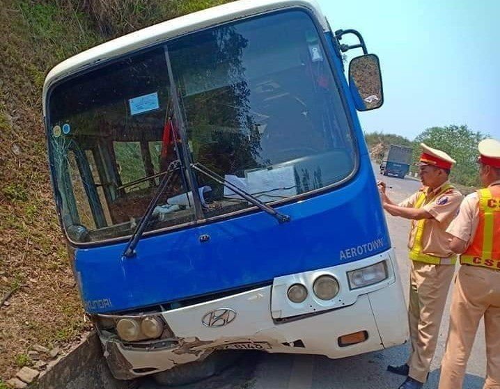 Hiện trường vụ tai nạn.