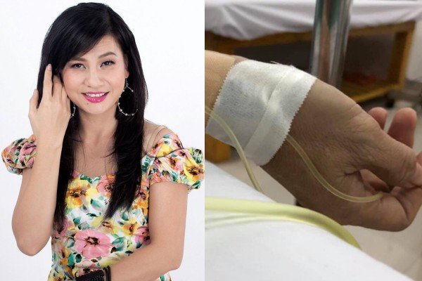 Cát Phượng bị suy nhược phải nhập viện điều trị.