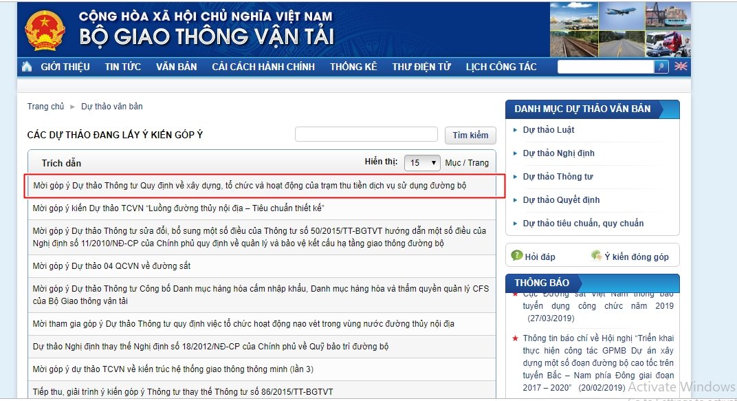 bo-giao-thong-van-tai-de-xuat-dung-tram-thu-tien-thay-vi-thu-gia-thu-phi