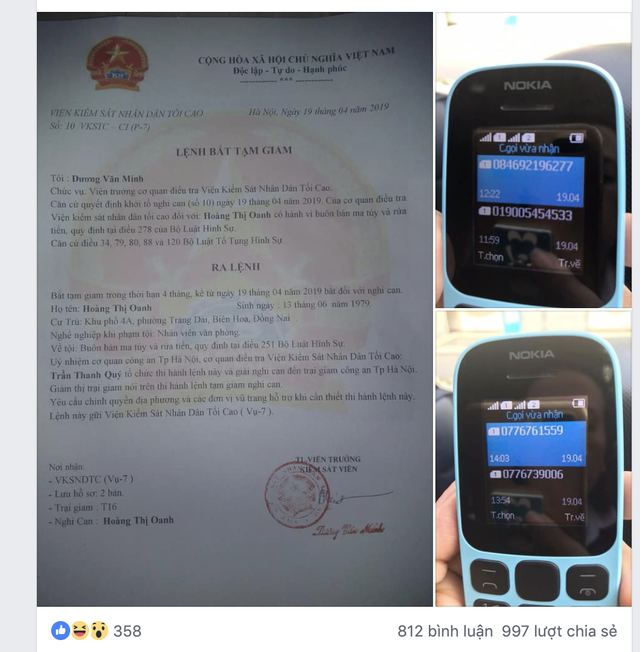 Giả mạo cả lệnh tạm giam để đe dọa người dùng