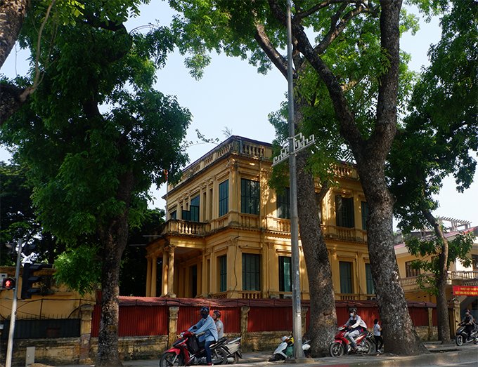 Phố Hoàng Diệu được trồng nhiều nhất ở đây là cây xà cừ. Không chỉ ở hai bên đường, xà cừ còn được trồng trên dải phân cách .