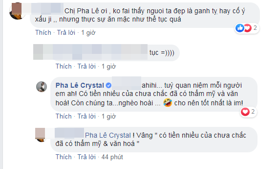 Pha Lê được cho là đang đá xéo Ngọc Trinh