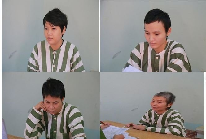 Chân dung nhóm đối tượng gồm: Hà, Thảo, Huyên và Hoa 