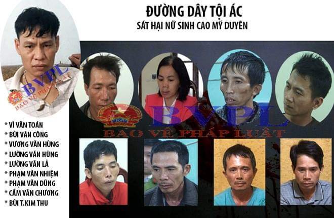 9 đối tượng đã bị khởi tố, bắt giữ liên quan đến cái chết của nữ sinh giao gà.