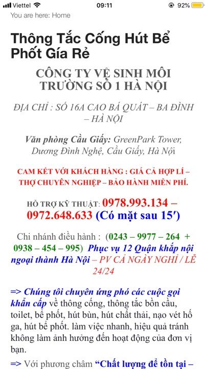 Cảnh giác với trò lừa đảo dịch vụ thông hút bể phốt từ 3m3 tính tiền lên tới 13m3