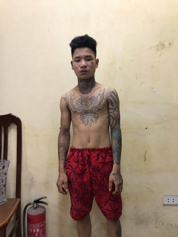 Trần Văn Phương tại cơ quan điều tra.