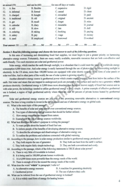 de-thi-vao-lop-10-mon-tieng-anh-thpt-chuyen-thai-binh-va-dap-an-2019