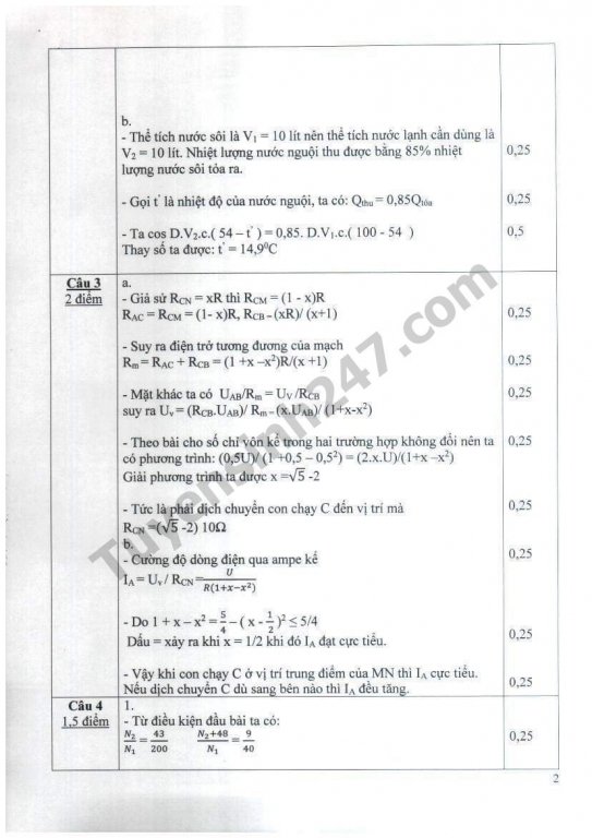 de-thi-vao-lop-10-vat-li-thpt-chuyen-thai-binh-va-dap-an-2019
