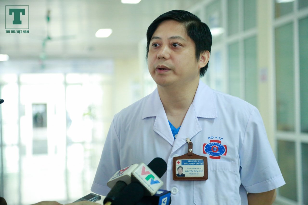 Kể về thời khắc bằng mọi giá cứu sản phụ Liên, vị trưởng khoa Hồi sức Cấp cứu - Bác sĩ Nguyễn Tiến Đức chia sẻ: 