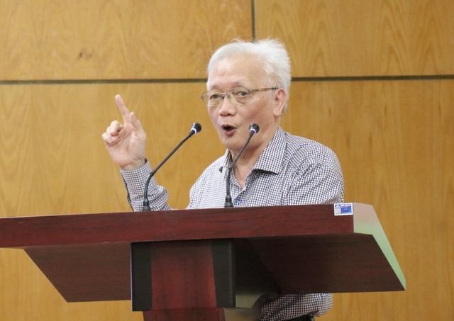 Nhà giáo ưu tú, Tiến sĩ Nguyễn Tùng Lâm - Chủ tịch Hội Tâm lý Giáo dục Hà Nội (Ảnh: Lệ Thu).