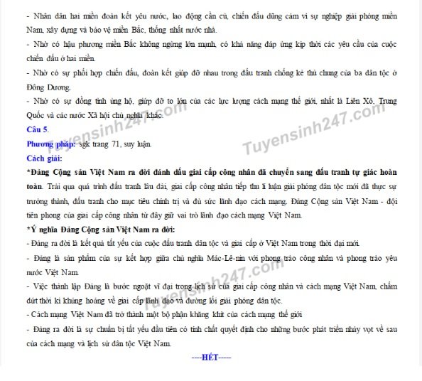 dap-an-de-thi-vao-lop-10-nam-2019-mon-su-tinh-quang-binh