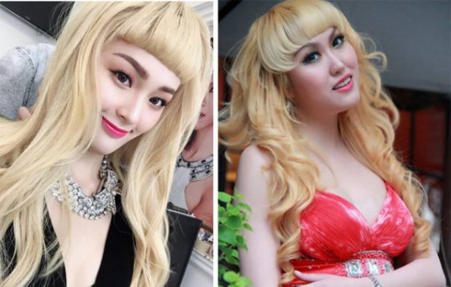 Hình ảnh tóc vàng hoe của nữ diễn viên 