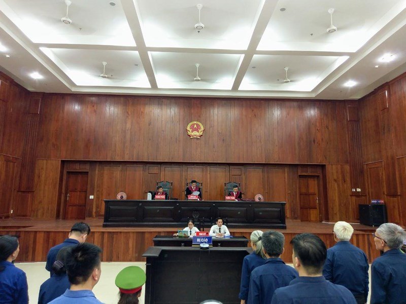 HĐXX tuyên án (Ảnh Pháp Luật TP HCM)