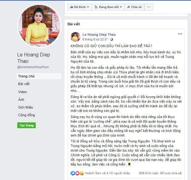 ba-le-hoang-diep-thao-phan-phao-viec-giu-con-dau-cua-trung-nguyen