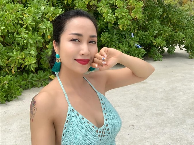 Ốc Thanh Vân khoe ảnh diện bikini quyến rũ ở tuổi 35.