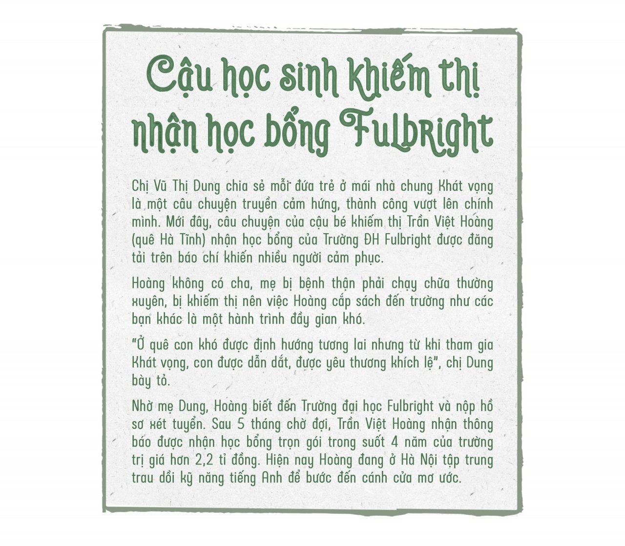 Hạt mầm khát vọng của một người mẹ - Ảnh 13.