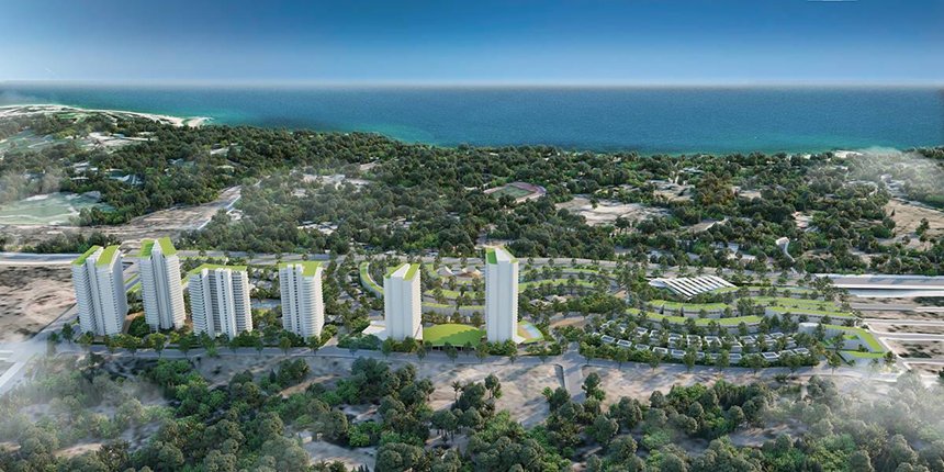 Phối cảnh dự án Mũi Né Summerland tại Bình Thuận của Hưng Lộc Phát. Ảnh: Hbh.vn.