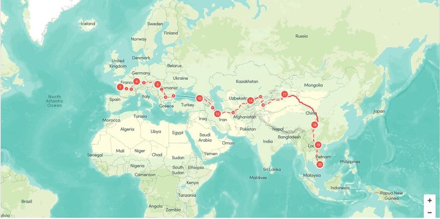 Co gai Viet cung chong dap xe 16.000 km tu Phap ve Viet Nam hinh anh 17 