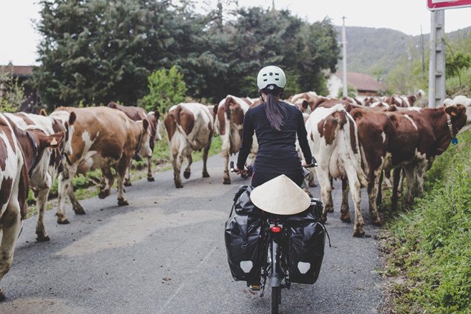 Co gai Viet cung chong dap xe 16.000 km tu Phap ve Viet Nam hinh anh 12 