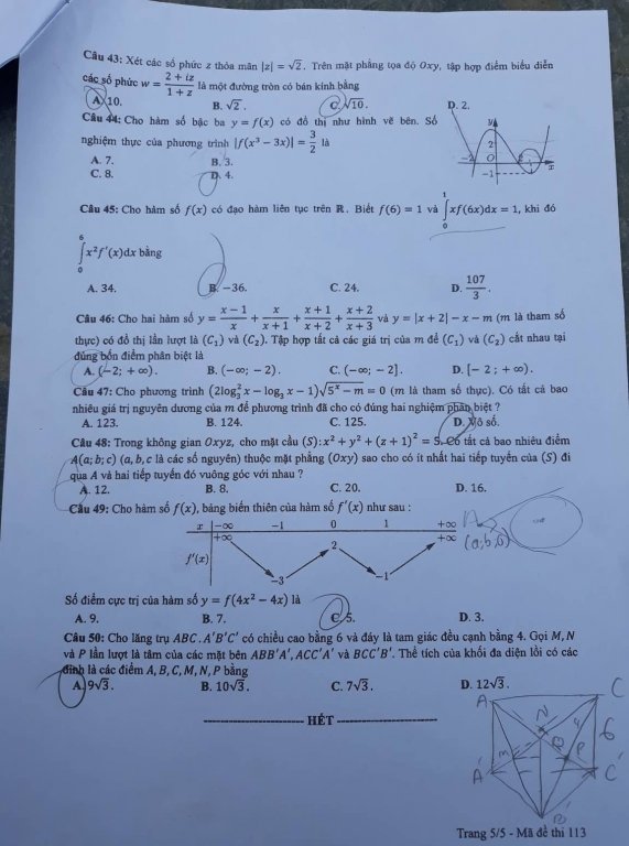 de-thi-va-dap-an-mon-toan-thpt-quoc-gia-2019-ma-de-113