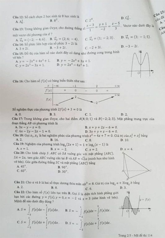 de-thi-va-dap-an-mon-toan-thpt-quoc-gia-2019-ma-de-114