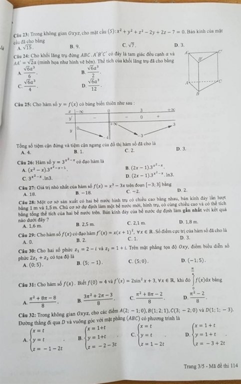 de-thi-va-dap-an-mon-toan-thpt-quoc-gia-2019-ma-de-114